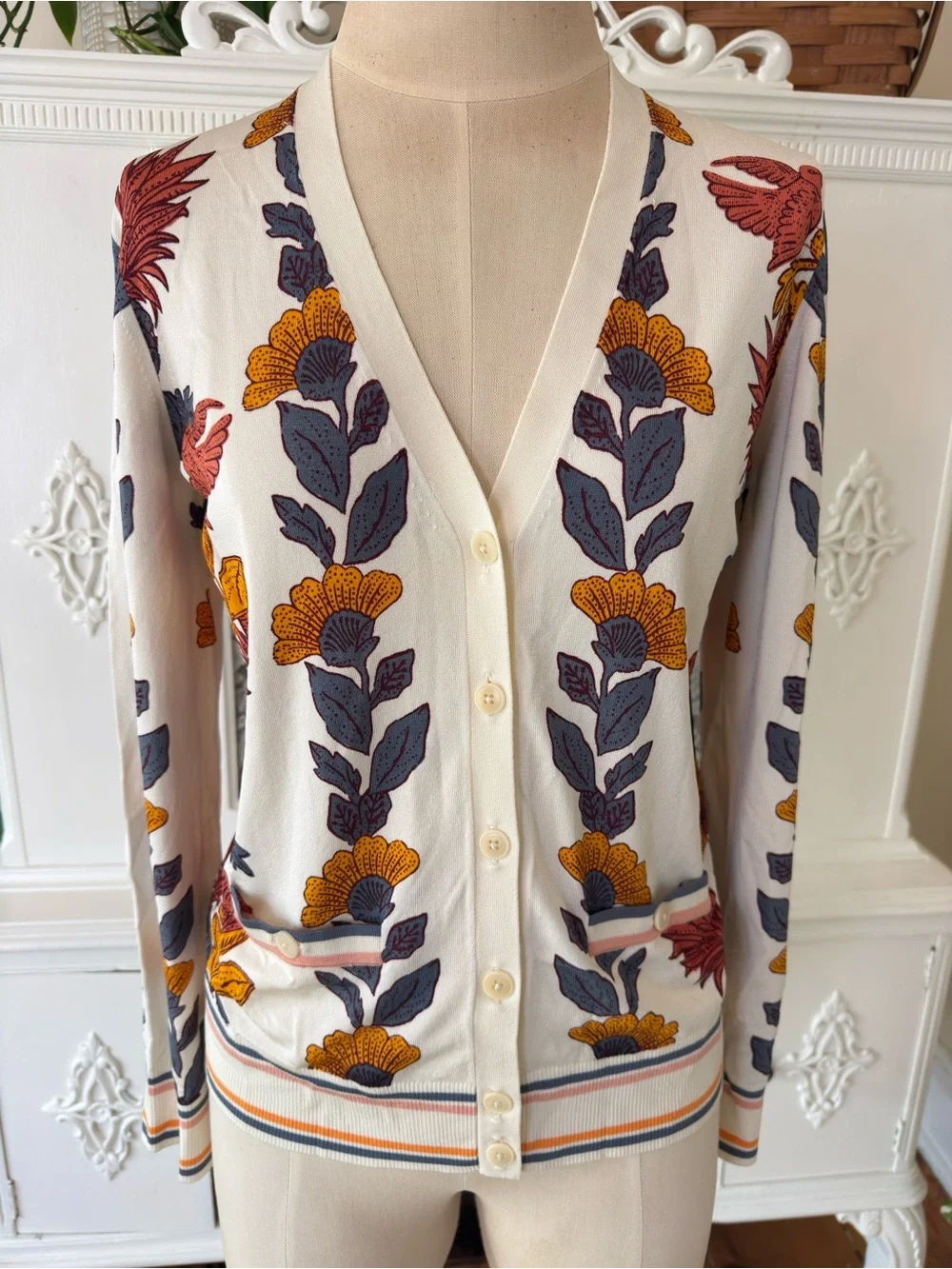 NWT Tory Burch Madeline Cardigan - Picture 1 of 8